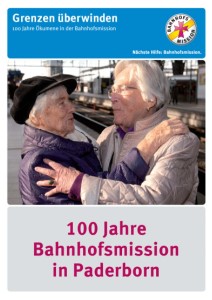 Broschüre zur 100-Jahr-Feier der Bahnhofsmission Paderborn